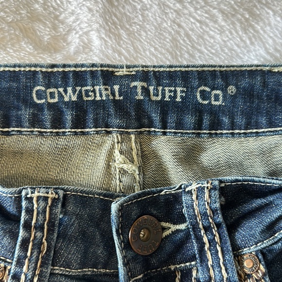 Cowgirl Tuff CO bootcut bronc jeans 27x35 - Picture 5 of 9